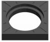 Lauridsen 315 x 100 mm firkantet karm m/ fals - Høj model