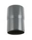 Prefa rørsamlemuffe aluminium Sort 80 mm