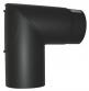Metalbestos 130 mm 90º knærør m/ renseklap