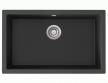 Lavabo Jupiter 80 kompositvask - Antracit-sort/krom