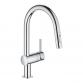 Grohe NEW Minta køkkenarmatur m/udtræk og Dual spray - Krom