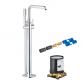 Grohe Essence komplet fritstående badekararmatur - Krom