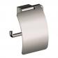 Damixa Zen toiletrulleholder m/låg - Børstet grafitgrå