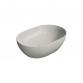 GSI Pura 50 oval fritstående bowlevask - Uden hanehul - Cenere