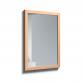 Strømberg Rustic spejl m/ramme i massiv eg 60 x 80 - Lys