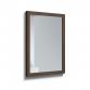 Strømberg Rustic spejl m/ramme i massiv eg 60 x 80 - Mørk