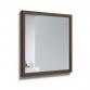 Strømberg Rustic spejl m/ramme i massiv eg 80 x 80 - Mørk