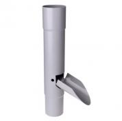 Plastmo regnvandsopsamler m/klap - 110 mm - Grå