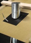 Perform Light membrangennemføring 250 x 250 mm t/ Ø125 mm rør