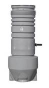 Grundfos pumpebrønd m/AP35B.50.06.A1 pumpe til gråt spildevand - 600x2000 mm