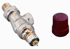 Danfoss RA-N radiatorventil i omvendt vinkelløbende - 3/8" Danfoss RA-N radiatorventil i omvendt vinkelløbende - 3/8"