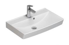Outlet - Dansani Cappella 60 håndvask t/væg eller møbel - 1 hanehul - Mat hvid Outlet - Dansani Cappella 60 håndvask t/væg eller møbel - 1 hanehul - Mat hvid