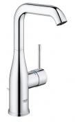 Grohe Essence New L håndvaskarmatur m/bundventil og svingtud - Krom