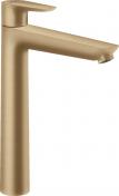hansgrohe Talis E 240 hndvaskarmatur m/lft-op bundventil - Brstet bronze