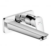 hansgrohe Logis håndvaskarmatur til 2-huls indbygning i væg 19,5 cm - Krom