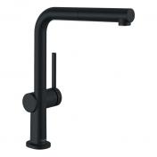 hansgrohe Talis M54 kkkenarmatur m/L-tud og udtrk - Mat sort