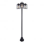 Lutec Tradition Kelsey udendørs standerlampe t/3 pærer - Mat sort