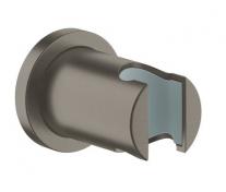 Grohe Rainshower bruseholder m/rosette - Børstet hard graphite Grohe Rainshower bruseholder m/rosette - Børstet hard graphite