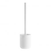 Beslagsboden Wave toiletb�rste t/gulv - Mat hvid