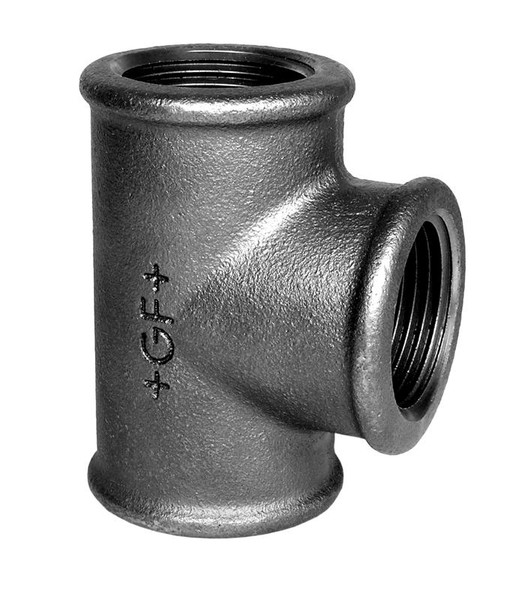 GF sort T-stykke - Muffe - 3/4" GF sort T-stykke - Muffe - 3/4"
