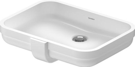 Duravit Soleil 49 håndvask t/underlimning - Uden hanehul - Med overløb Duravit Soleil 49 håndvask t/underlimning - Uden hanehul - Med overløb
