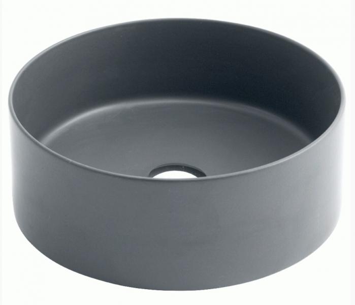Lavabo Mate Slim Ø40 fritstående bowlevask - Uden overløb - Mat grå Lavabo Mate Slim Ø40 fritstående bowlevask - Uden overløb - Mat grå