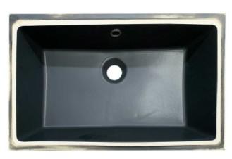 Lavabo Slim 50 håndvask t/underlimning -  Med overløb - Mat sort Lavabo Slim 50 håndvask t/underlimning -  Med overløb - Mat sort