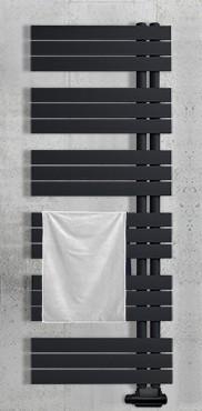 Kriss Stella håndklædetørrer - 60x131 cm - Mat sort Kriss Stella håndklædetørrer - 60x131 cm - Mat sort