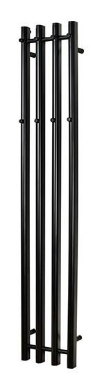 Kriss Vega håndklædetørrer - 25,7x142 cm - Mat sort Kriss Vega håndklædetørrer - 25,7x142 cm - Mat sort