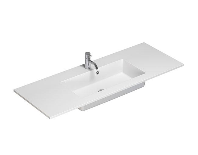Dansani YOU Vask Minore specialmål B200-219 cm D45,5 hvid mat Dansani YOU Vask Minore specialmål B200-219 cm D45,5 hvid mat