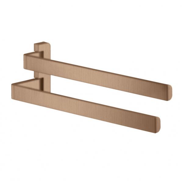 Axor Universal Softsquare dobbelt håndklædeholder - Børstet rødguld Axor Universal Softsquare dobbelt håndklædeholder - Børstet rødguld