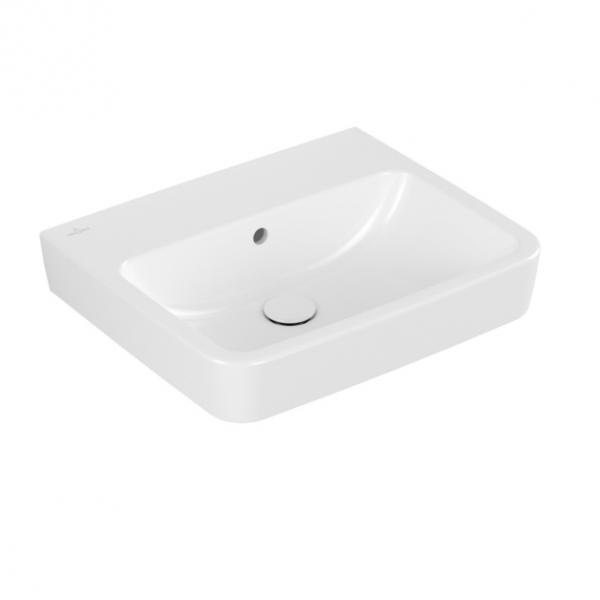 Villeroy & Boch O.novo 55 håndvask t/væg - Med overløb - Uden hanehul Villeroy & Boch O.novo 55 håndvask t/væg - Med overløb - Uden hanehul