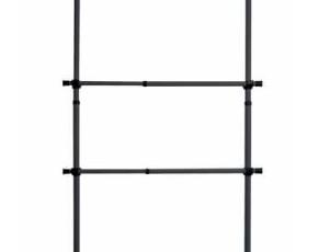 Wenko Hercules bøjlestang til garderobe - Sort - 2 stk Wenko Hercules bøjlestang til garderobe - Sort - 2 stk