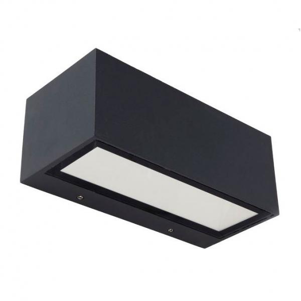 Lutec Architectural Gemini aflang udendørslampe til væg 4000K Lutec Architectural Gemini aflang udendørslampe til væg 4000K