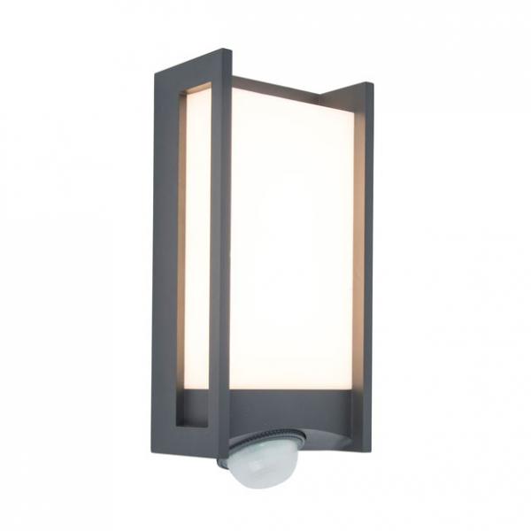 Lutec Architectural Qubo udendørslampe til væg m/PIR-sensor Lutec Architectural Qubo udendørslampe til væg m/PIR-sensor