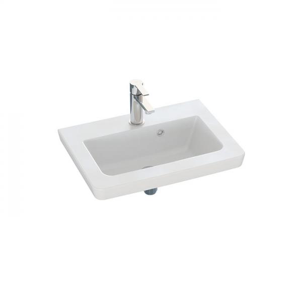 Dansani Mini Larghetto 52 håndvask t/møbel - 1 hanehul Dansani Mini Larghetto 52 håndvask t/møbel - 1 hanehul