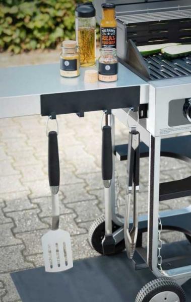 Wenko Ima knagerække til grill m/magnet - Mat sort Wenko Ima knagerække til grill m/magnet - Mat sort