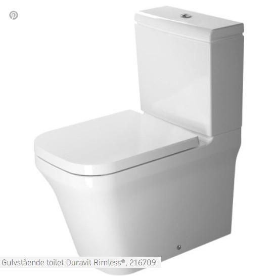 Duravit P3 Comforts toilet 65cm Rimless (uden cisterne) Duravit P3 Comforts toilet 65cm Rimless (uden cisterne)