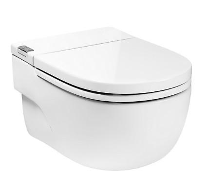 Roca Meridian In-Tank væghængt toilet m/indbygget cisterne og sæde Roca Meridian In-Tank væghængt toilet m/indbygget cisterne og sæde