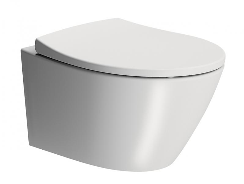 GSI Modo 52 kompakt væghængt toilet m/SwirlFlush og Extraglaze - mat hvid GSI Modo 52 kompakt væghængt toilet m/SwirlFlush og Extraglaze - mat hvid