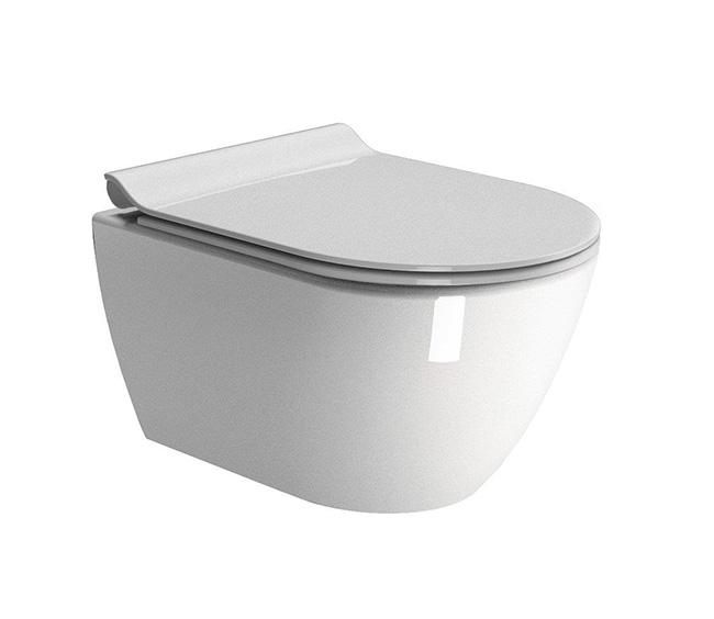 GSI Pura kompakt 50 væghængt toilet m/Extraglaze+ GSI Pura kompakt 50 væghængt toilet m/Extraglaze+