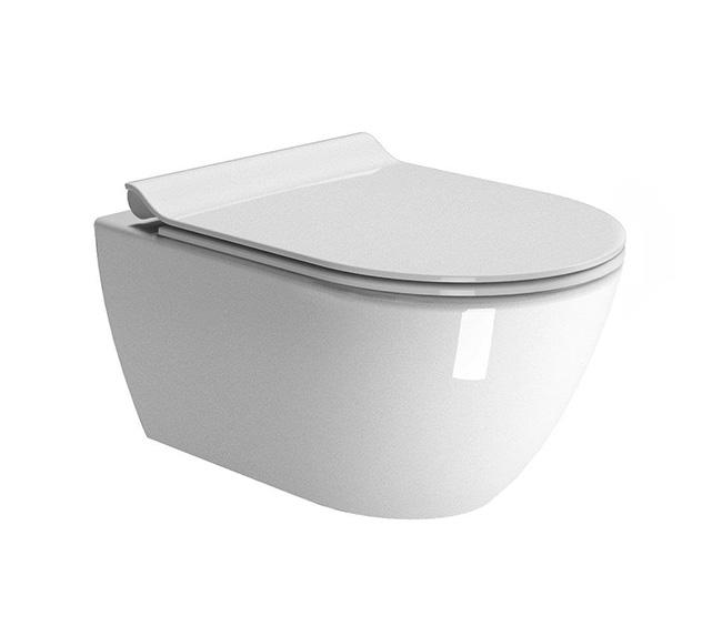 GSI Pura 55 væghængt toilet m/Extraglaze+ GSI Pura 55 væghængt toilet m/Extraglaze+