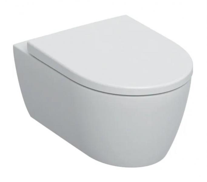 Geberit iCon væghængt toilet m/sæde og TurboFlush - Mat hvid Geberit iCon væghængt toilet m/sæde og TurboFlush - Mat hvid