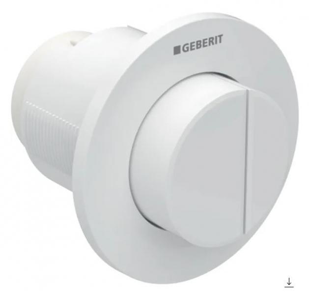 Geberit Omega10 Remote trykknap fremstående til mur - Hvid Geberit Omega10 Remote trykknap fremstående til mur - Hvid
