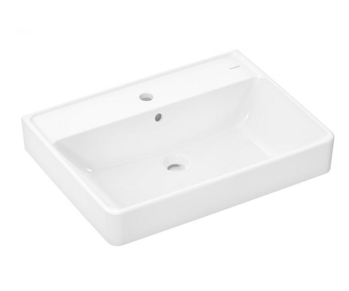 hansgrohe Xanuia Q 65 håndvask t/væg - 1 hanehul hansgrohe Xanuia Q 65 håndvask t/væg - 1 hanehul