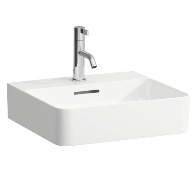 Laufen Val Compact 45 bowlevask op til væg - 1 hanehul Laufen Val Compact 45 bowlevask op til væg - 1 hanehul