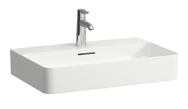 Laufen Val Compact 65 bowlevask op til væg - 1 hanehul Laufen Val Compact 65 bowlevask op til væg - 1 hanehul