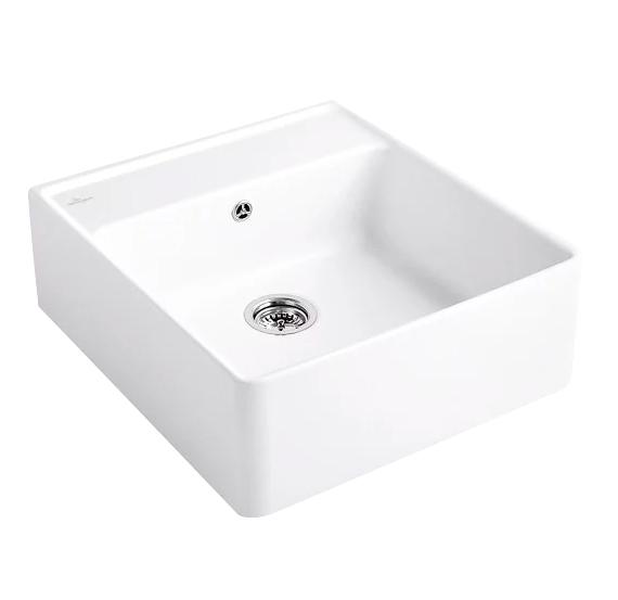 Villeroy og Boch køkkenvask i porcelæn - Hvid Alpin - Ceramic+ Villeroy og Boch køkkenvask i porcelæn - Hvid Alpin - Ceramic+