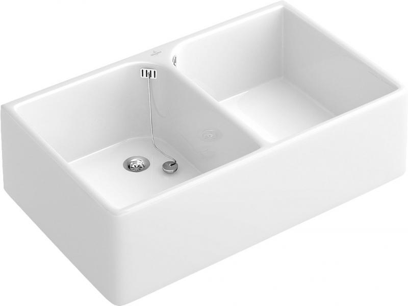 V&B O.Novo 80 dobbelt rengøringsvask - Ceramic+ V&B O.Novo 80 dobbelt rengøringsvask - Ceramic+