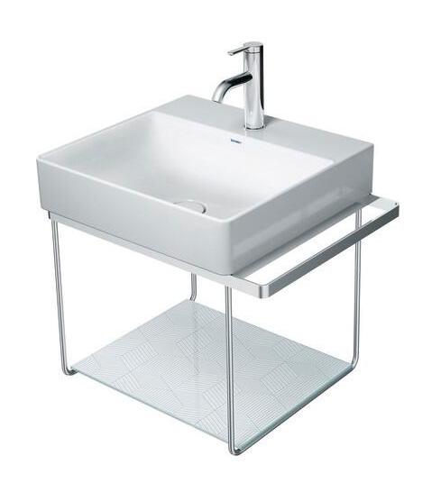 Duravit DuraSquare 50 stativ til håndvask - Væghængt - Krom Duravit DuraSquare 50 stativ til håndvask - Væghængt - Krom